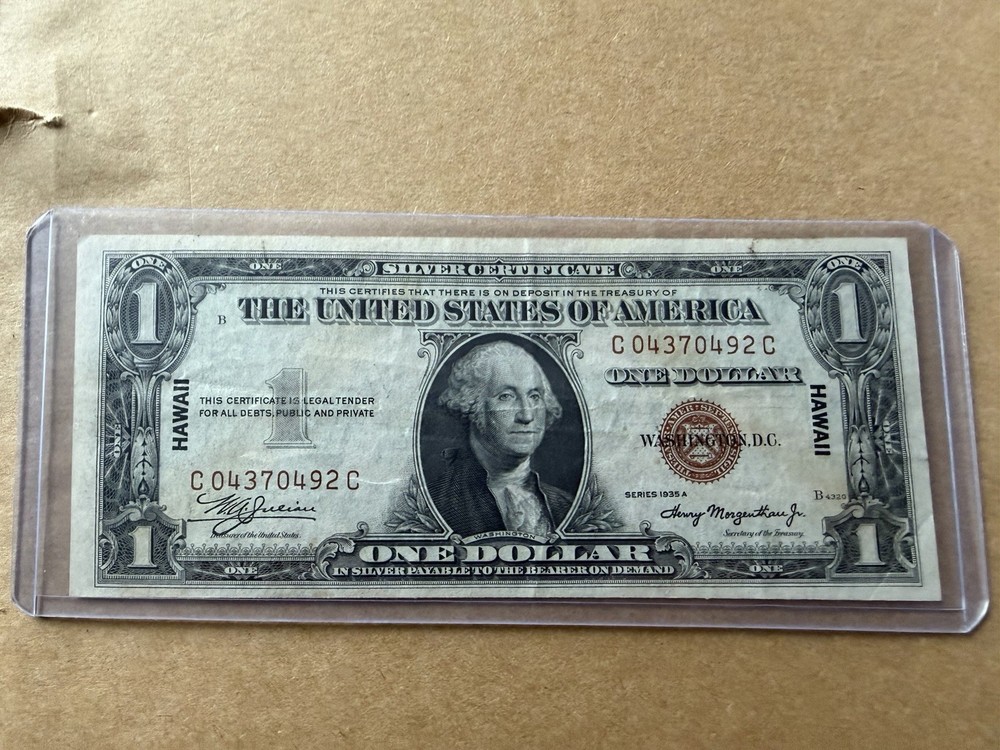 Hawaii 1$ Note C04370492C