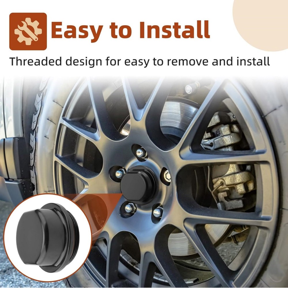 21-261 Hub Dust Cap Replacement For Dexter/Tie Down Vortex Hubs 5 Lug Not 6 Lug