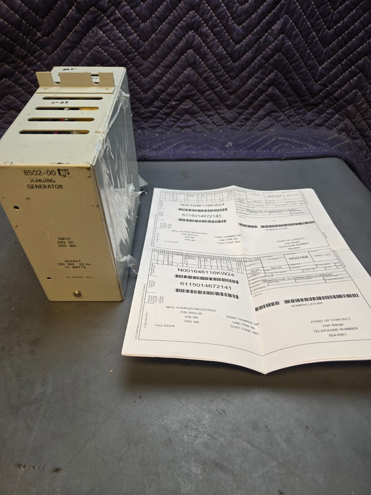Charles 8502-00 ringing generator