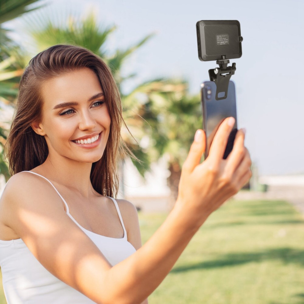 Selfie Light Phone Light with Clip, 80 LED 2000mAh Rechargeable Camera Light