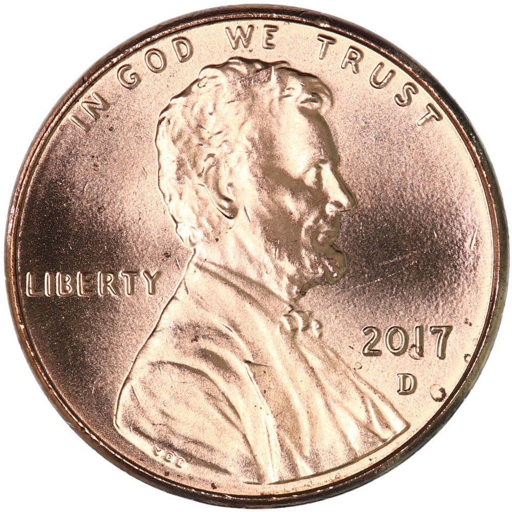 2017 D Lincoln Shield Cent BU Penny US Coin