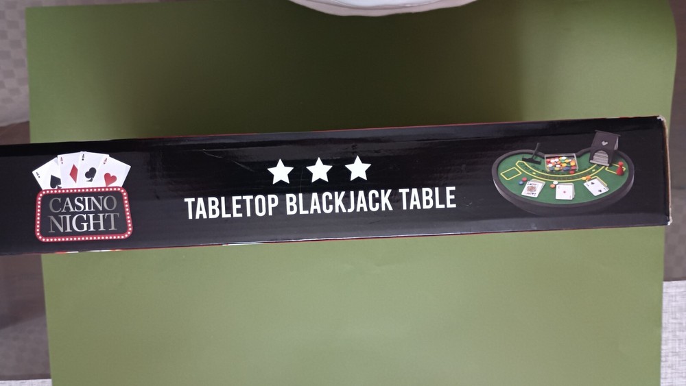 "Casino Night" Tabletop Blackjack Table