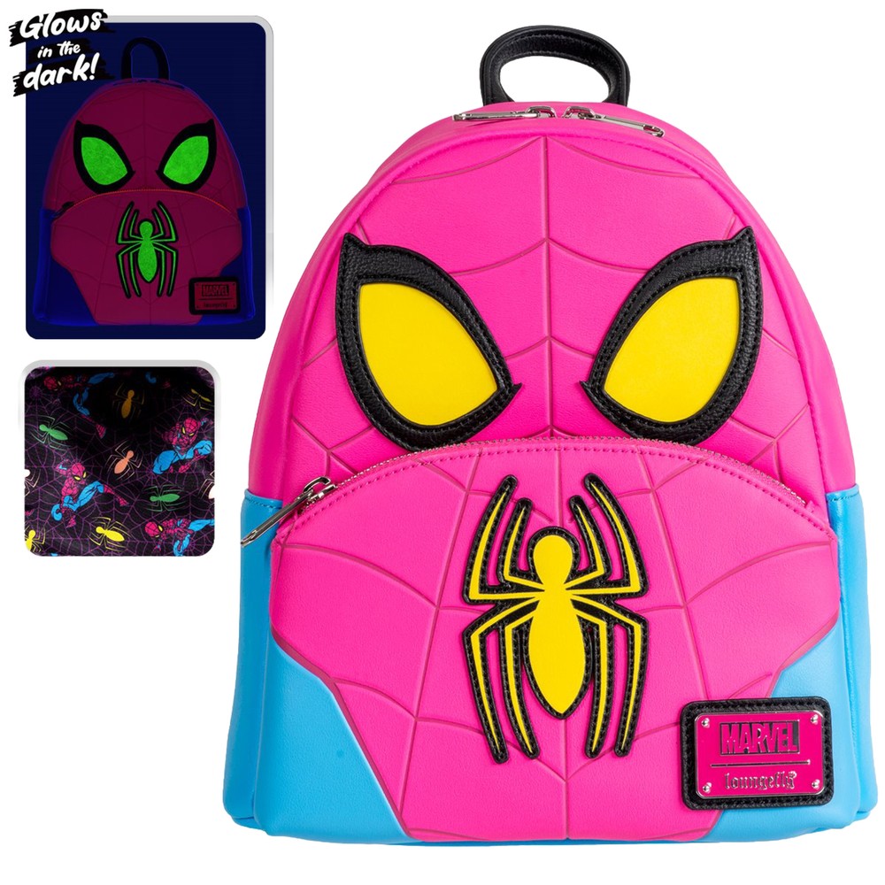 Marvel Spider-Man Cosplay Glow-in-the-Dark Mini-Backpack