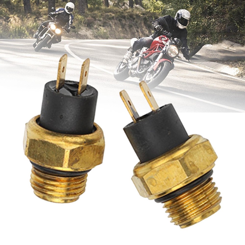 2 Pieces 65°C Cooling Fan Thermo Switch Engine Parts Directly Replace