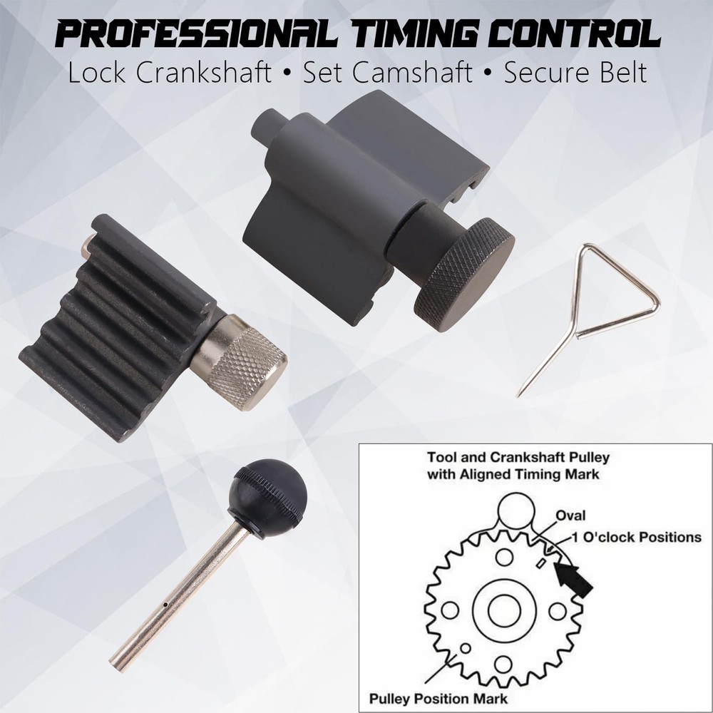 Fumrtcy Engine Timing Tool Kit Camshaft Crankshaft Alignment Locking Timing...