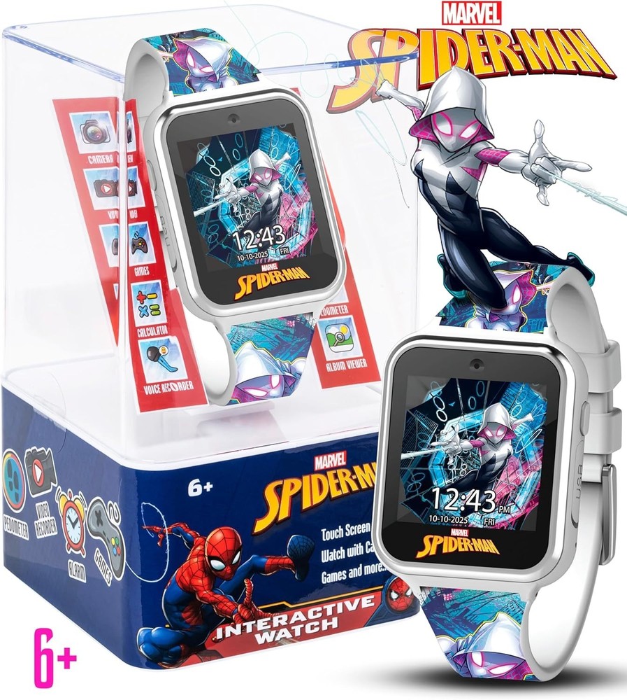 Creative Play with Spiderman Educational Kids Smartwatch - 40mm Touchscreen