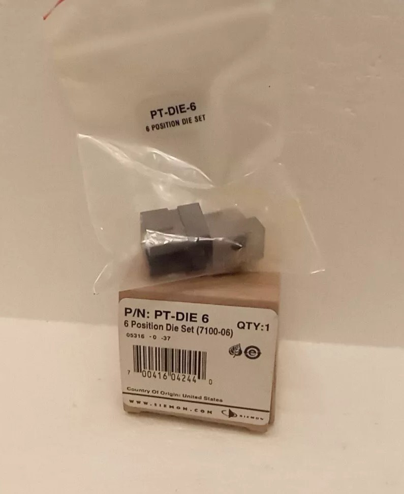 Siemon PT-DIE-6 ~ 6 Position Die Set