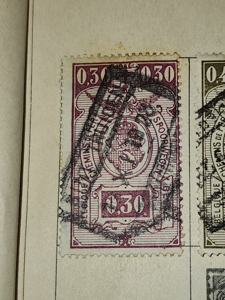 Foreign Belgium 0,30 Stamp Used - #H98