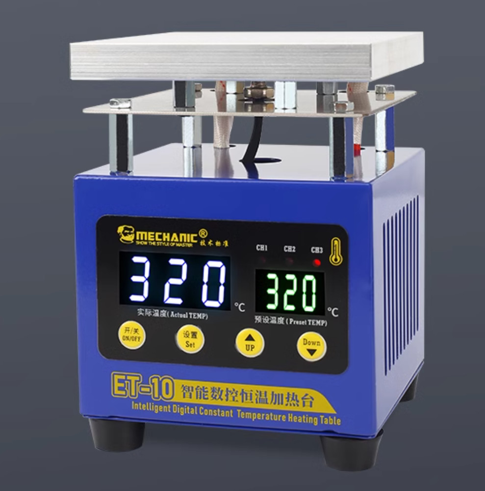 Mini Heating Table LED Digital Display 260W/600W  Precise and Stable Heating