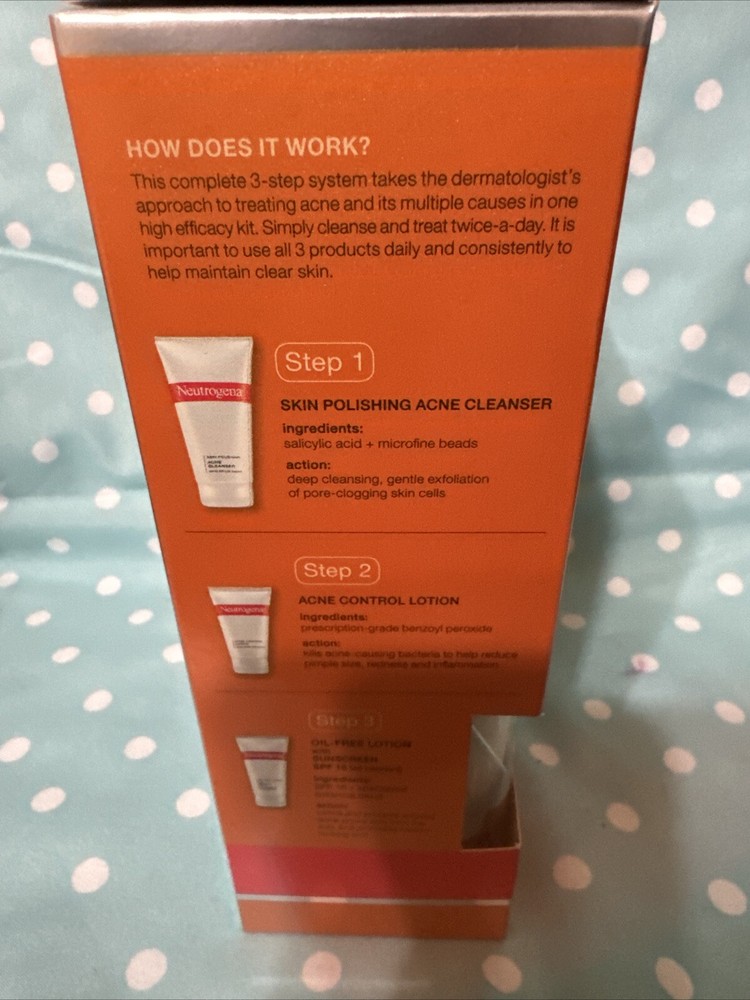Neutrogena Complete Acne Therapy Solution Set Trio Discontinued READ