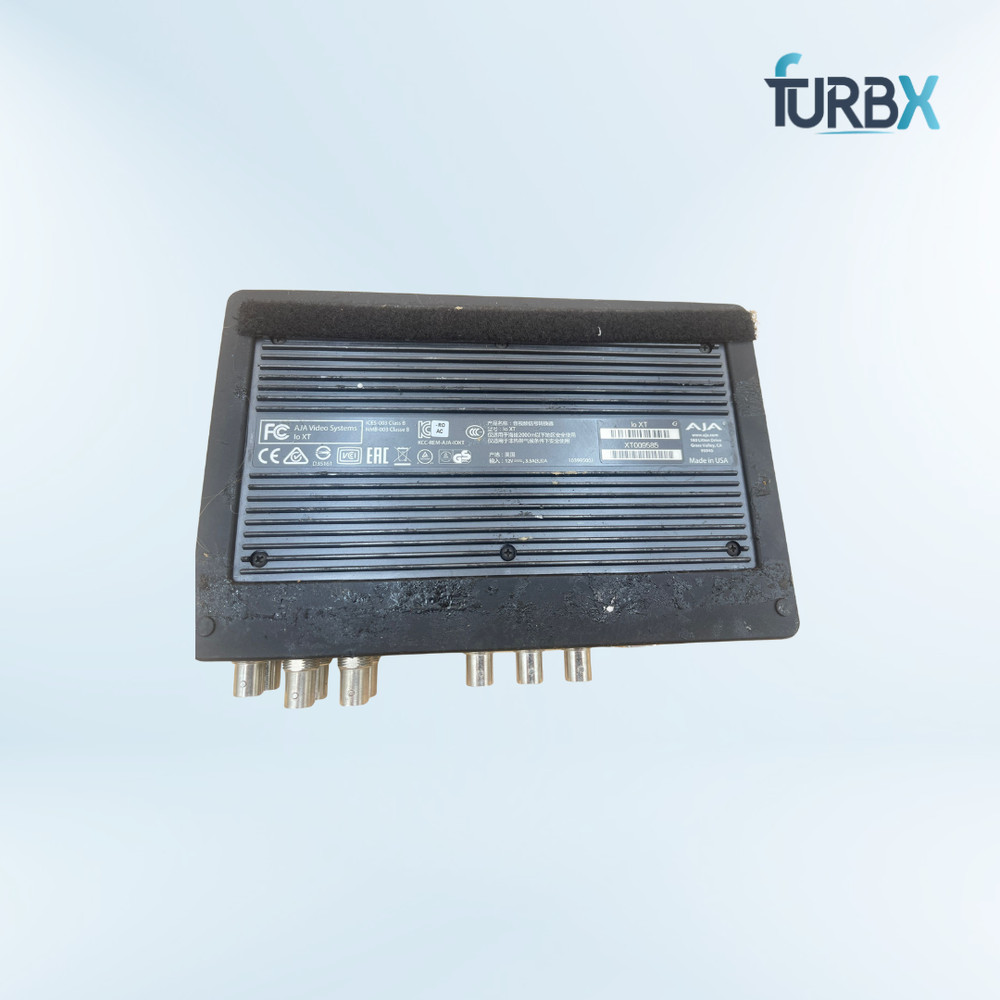 Aja IO XT Professional Capture Playback Device without Power Supply Untested