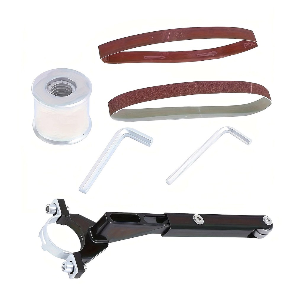 Belt Sander Conversion Unit System For Angle Grinder Metal Wood Sanding Removal