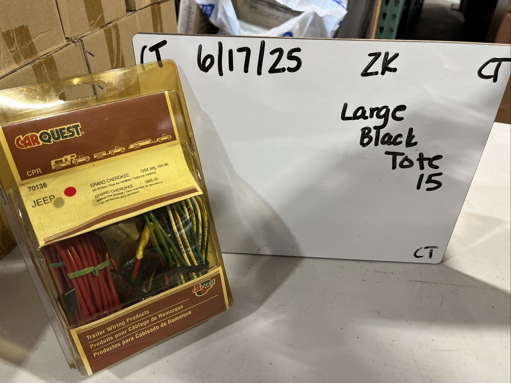 Carquest CPR 70138 Trailer Wiring Grand Cherokee 94-98 See Pkg