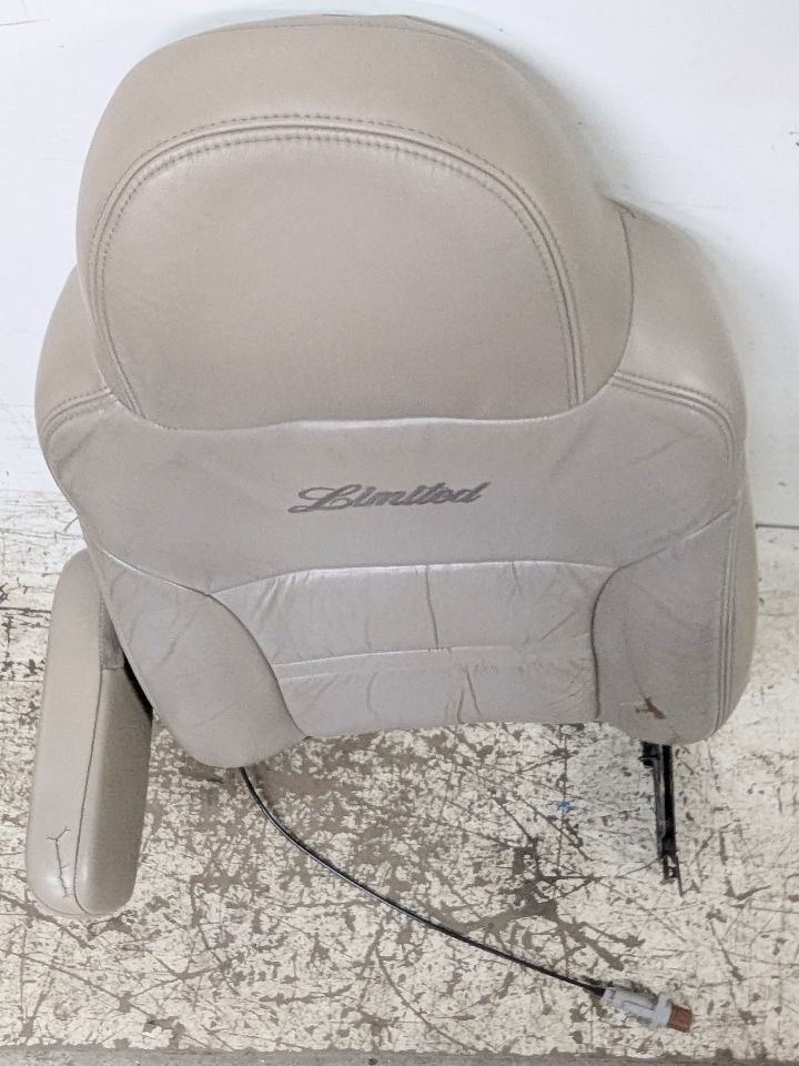 Limited Tan Leather Front Left Driver Seat Back | Fits 2000-2001 Ford Excursion