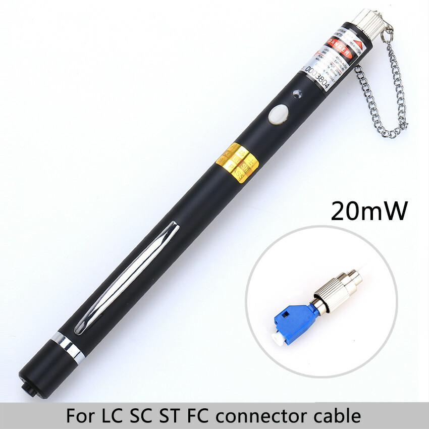 20mW Pen Type Fiber  Optic Visual Fault Locator Cable Tester Testing Tool