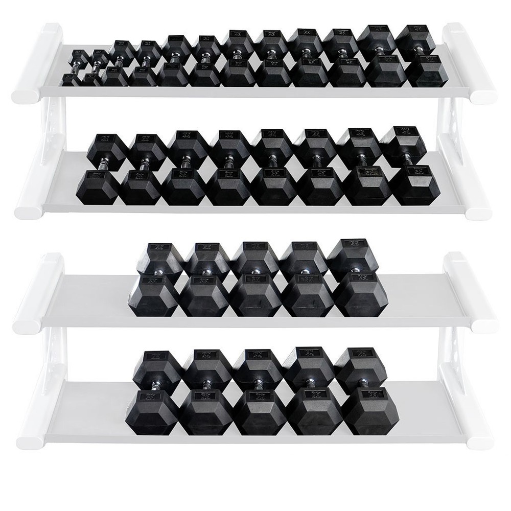 Body-Solid Rubber Coat Hex Dumbbell Sets