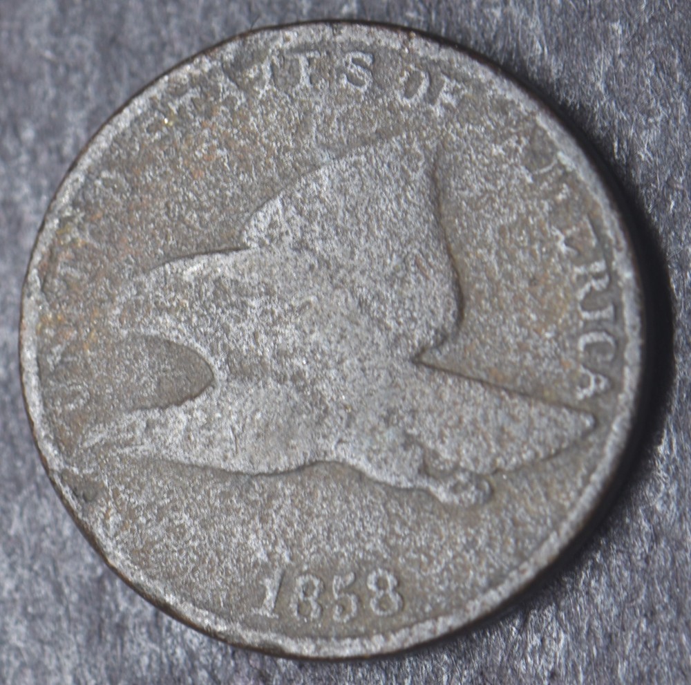 1858 "Small Letters" Flying Eagle Cent [ COINGIANTS ]