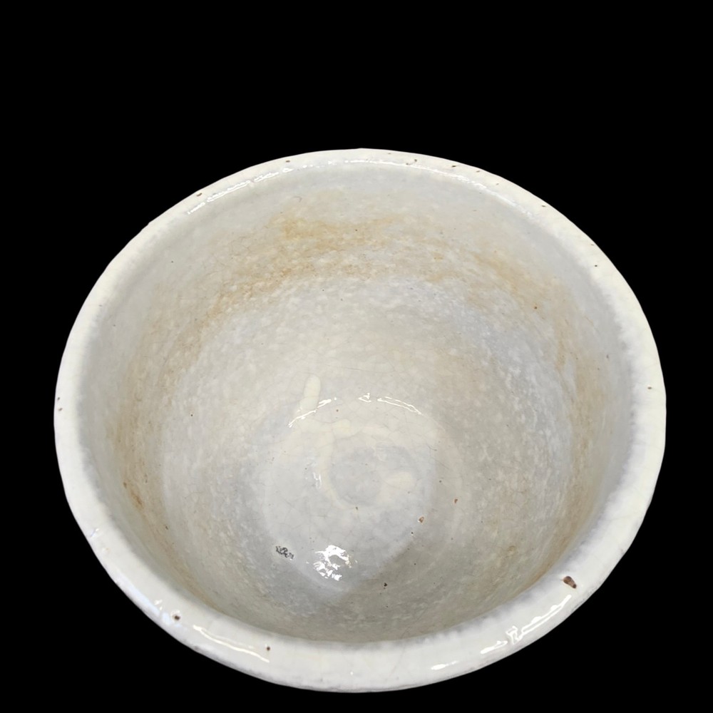 Bitossi ceramic bowl planter semi circle decoration Aldo Londi