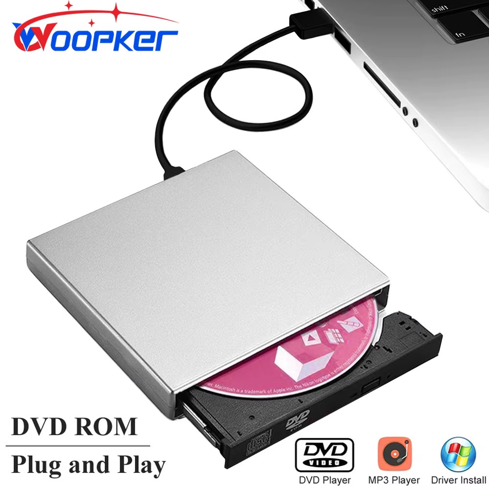 External DVD Player VCD CD Mp3 Reader USB 2.0 Portable Ultra-Thin DVD Drive Rom