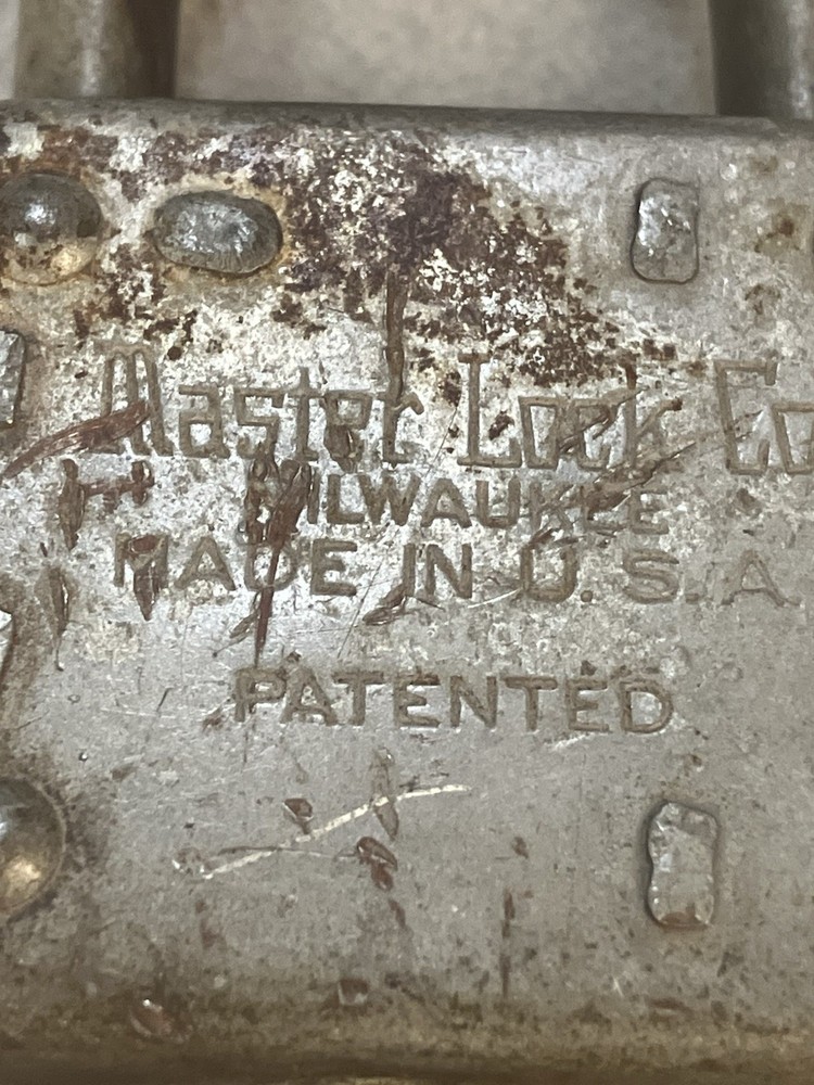 Vintage Master Lock Co Padlock