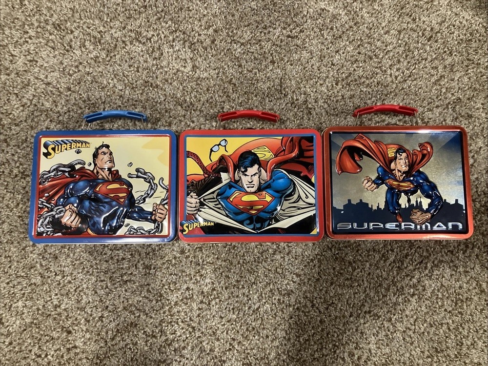 Superman Tin Lunchboxes