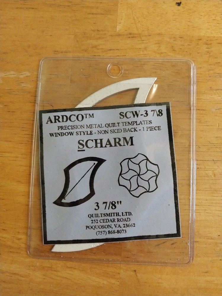 Ardo SCharm 3 7/8" Quilting Template