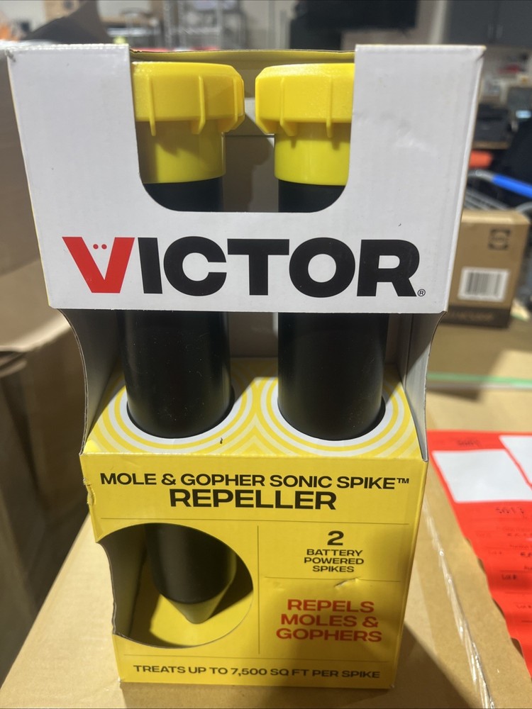 Victor Sonic Spike Mole and Gopher Repeller (M9012) (2-Pack)