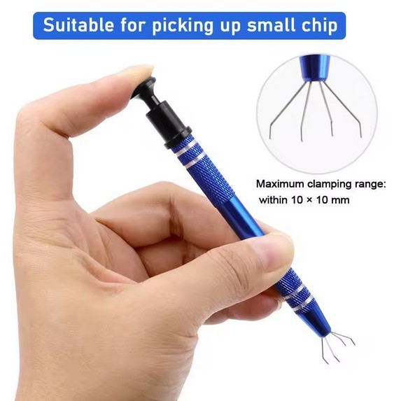 IC Chip Screw Nut Remover Tool Extraction Extractor Puller 4-Claw USA SHIP 2pcs
