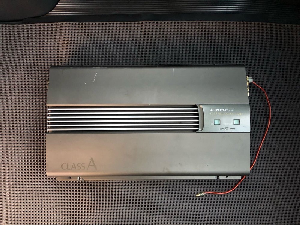 ALPINE Juba 3558 class A Power Amplifier Operation verified