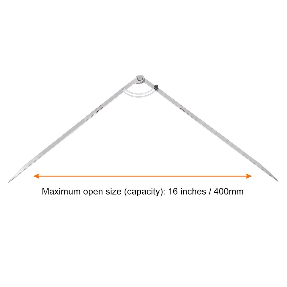 Wing Divider Compass 16 Inch 400mm Adjustable Woodworking Compass