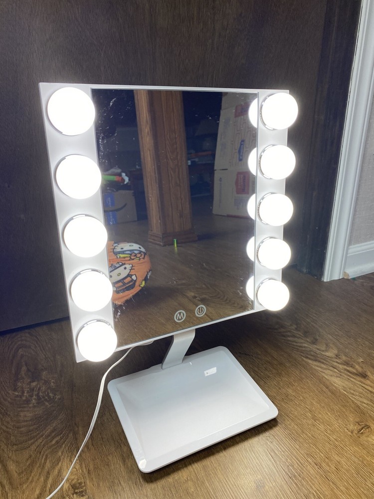 Conair BEHW18 LED Lighted Large Vanity Makeup Mirror, White