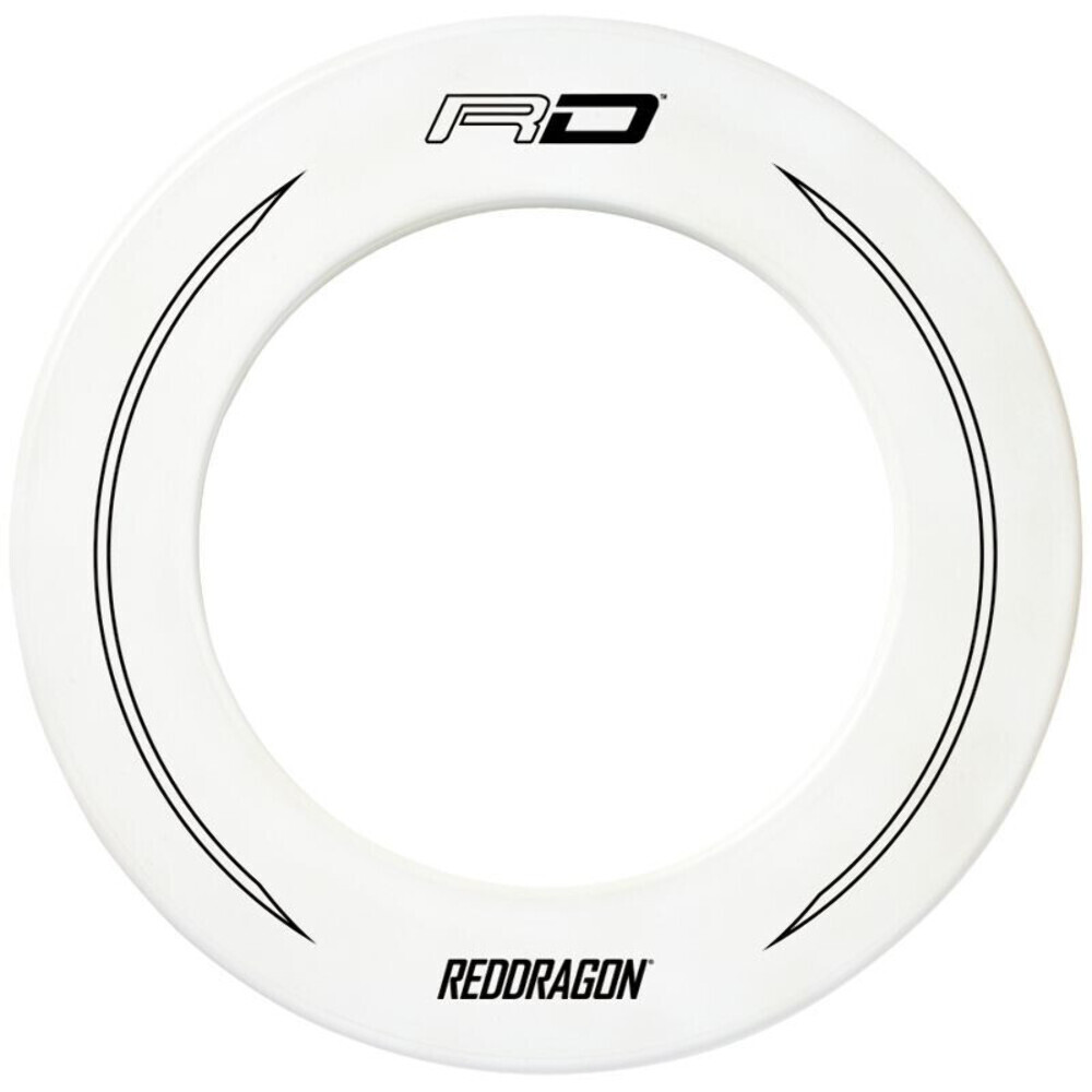 Red Dragon Dartboard Surround - White