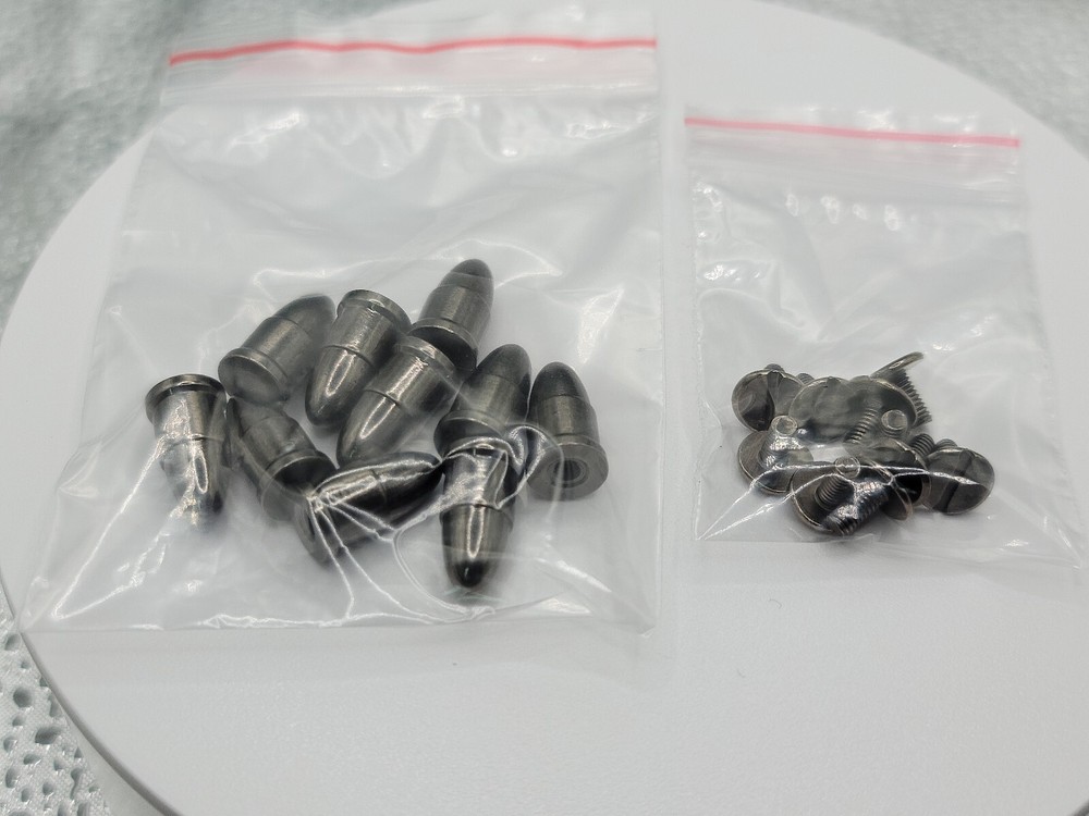 30 Sets Bullet Rivet Cone Spike, Screw Back Leather Craft Goth Punk Multi-Use 🎁