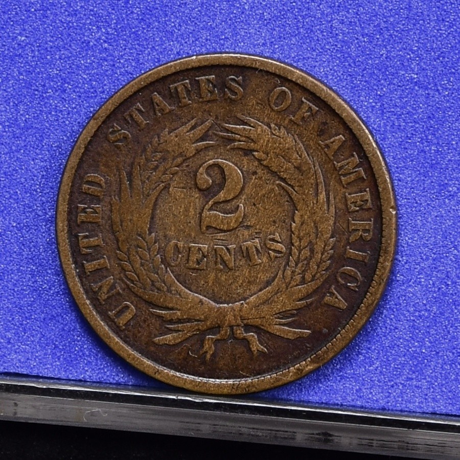 1866 Two Cent Piece - Good (#59535-L)