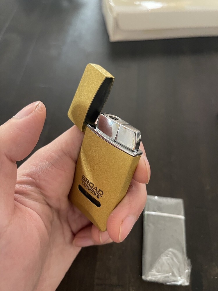 JET Metal Torch Lighter Adjustable Flame refillable red Flame for Cigarettes