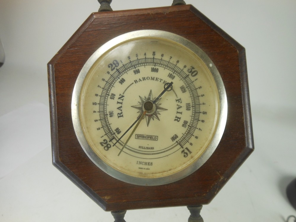Springfield Barometer Weather Station Thermometer Barometer Humidity