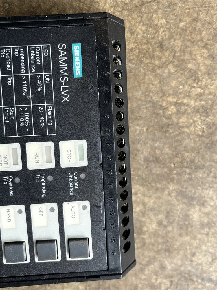 SIEMENS SAM-5 SAMMS-LVX MODULE NSNP USED GOOD CONDITON.