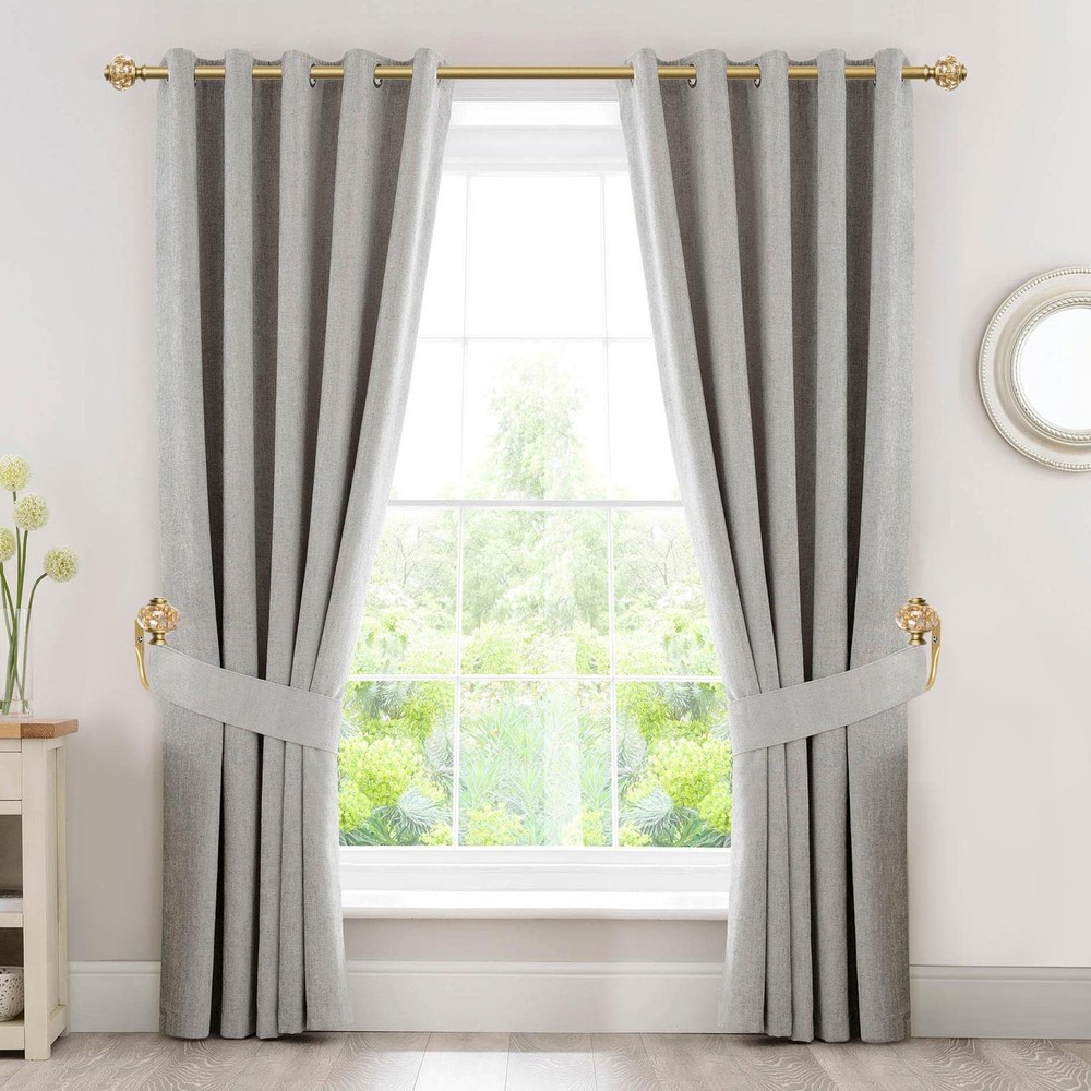 2 Pack Gold Curtain Holdbacks, Decorative Drapery Tiebacks (2 Pack/1 Pair), C...