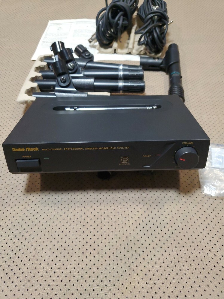 RadioShack 8- multi-channel professional wireless microphone receiver.
