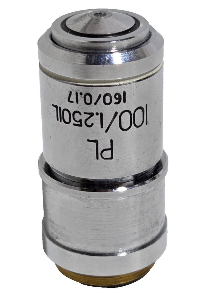Nikon PL 100/1.250IL Microscope Objective Lens USED.