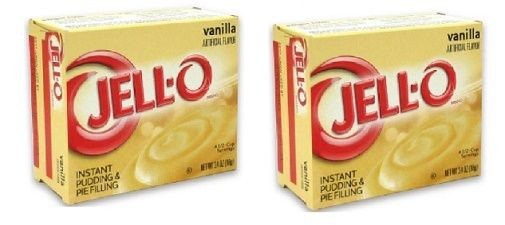 Jell-O Vanilla Instant Pudding Dessert Mix 2 Box Pack