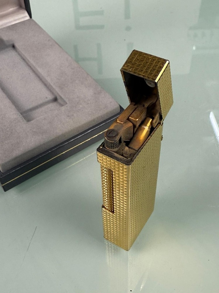 DUNHILL ROLLAGAS TONE POCKET LIGHTER GOLD