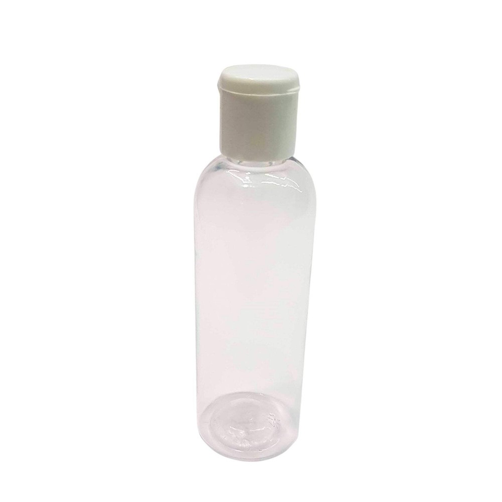 2oz Flip Cap Clear Soft Plastic Bottle: 1 Pack