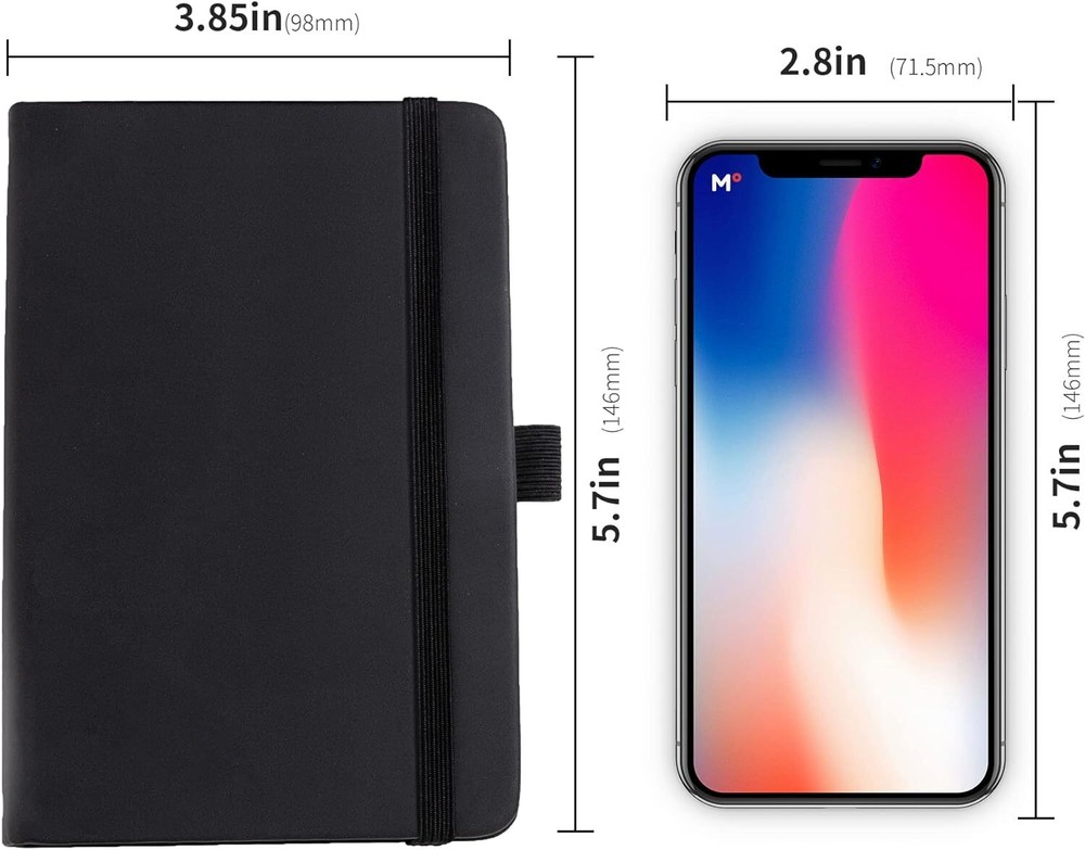 Animusphere (2Pack Pocket Notebook Small Journal 4 Black