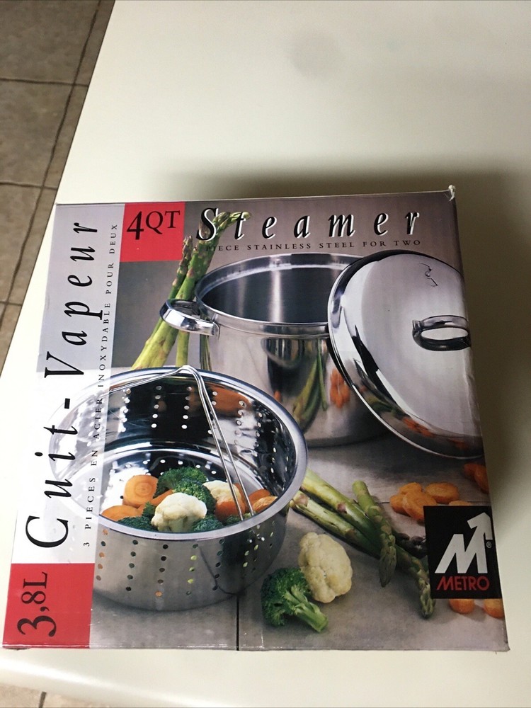 Steamer 4QT Stainless Steel For 2