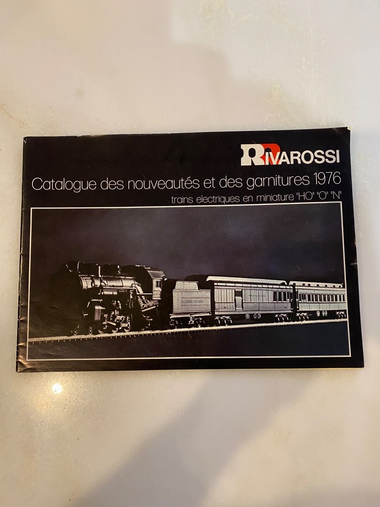 Old 1976 RIVAROSSI Model Train Catalogue