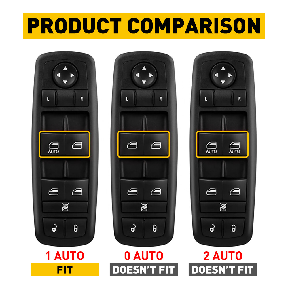 for Jeep Liberty 2008-2012 Nitro Journey Door Window Switch Panel Control Driver