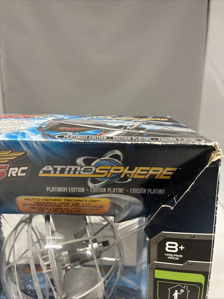 Air Hogs Rc Axis Hovering Sphere Wave Control Spin Master, Platinum Edition New