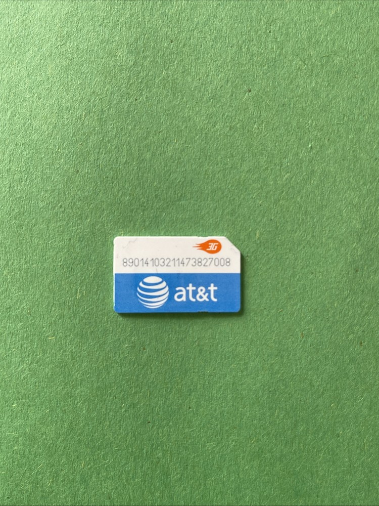 SIM Card 3G AT&T Inactive For Testing