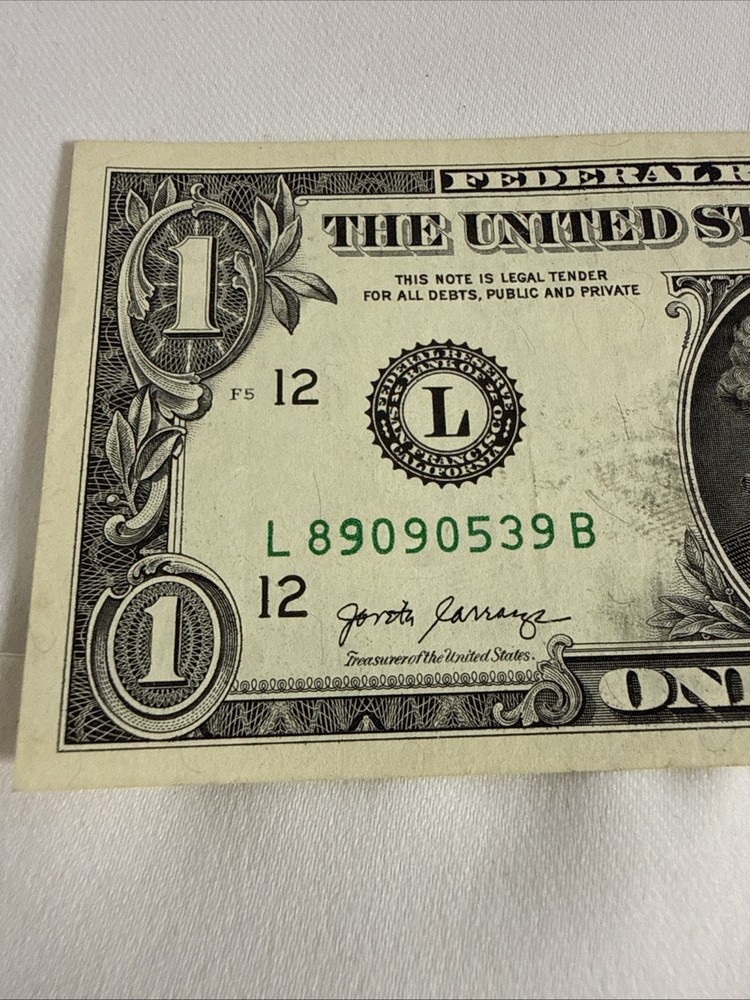 2017A $1 Note Over Ink and Ink Smudge Errors